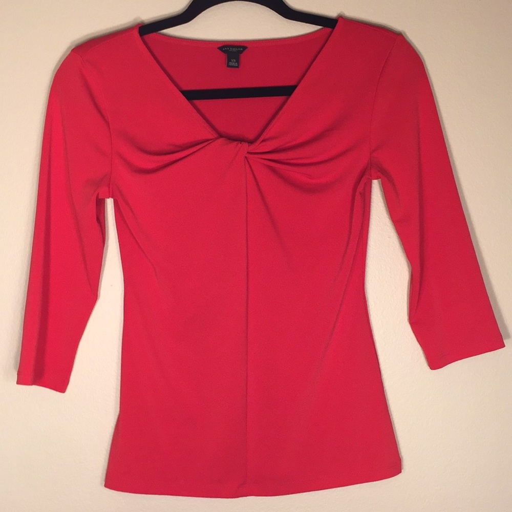Ann Taylor Red Top
